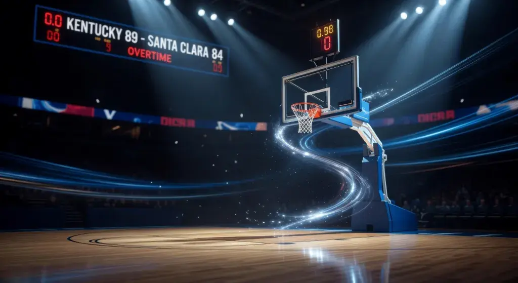 Kentucky rallies with buzzer-beater to beat Santa Clara 89-84 in NCAA Tournament first-round overtime thriller