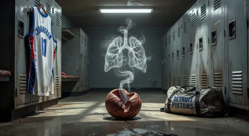 Detroit Pistons guard Cade Cunningham diagnosed with collapsed lung, per ESPN report