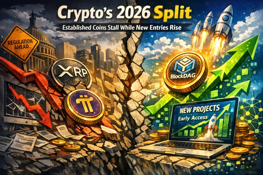 Crypto's 2026 Split: Established Coins Stall While New Entries Redefine Entry Strategy