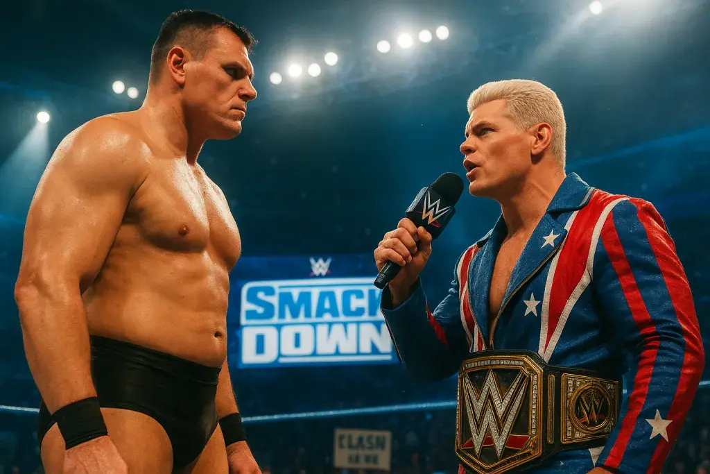 Gunther targets Rhodes' legacy in heated SmackDown confrontation before Clash in Italy title defense