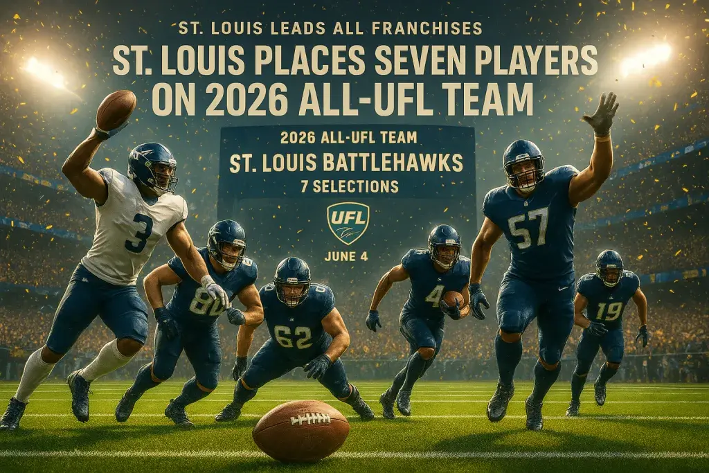 St. Louis Places Seven Players on 2026 All-UFL Team