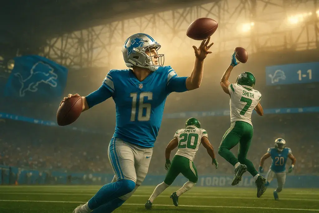 Lions Favored Over Jets as Goff, St. Brown Lead Detroit Offense