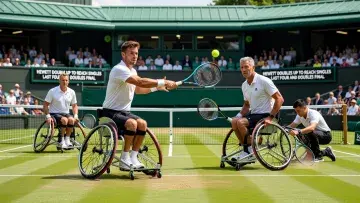 Hewett Doubles Up to Reach Singles Last Four and Doubles Final