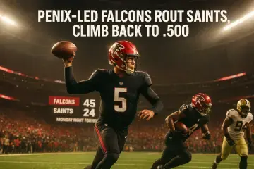 Penix-Led Falcons Rout Saints, Climb Back to .500